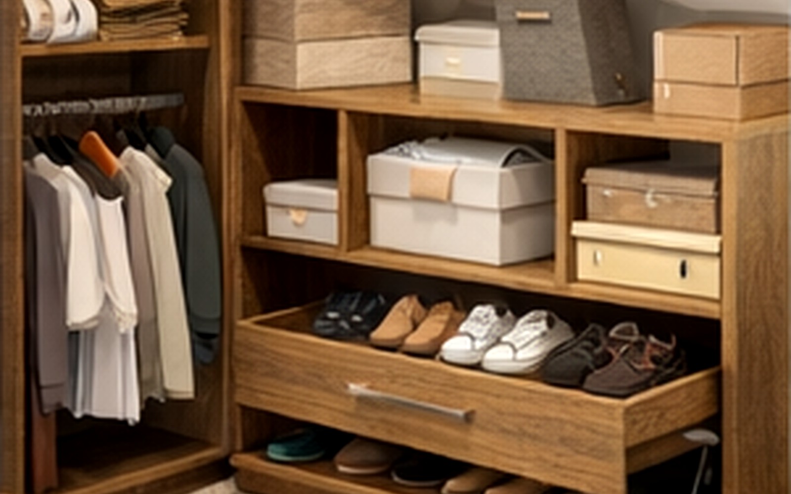 Гардеробная в спальне