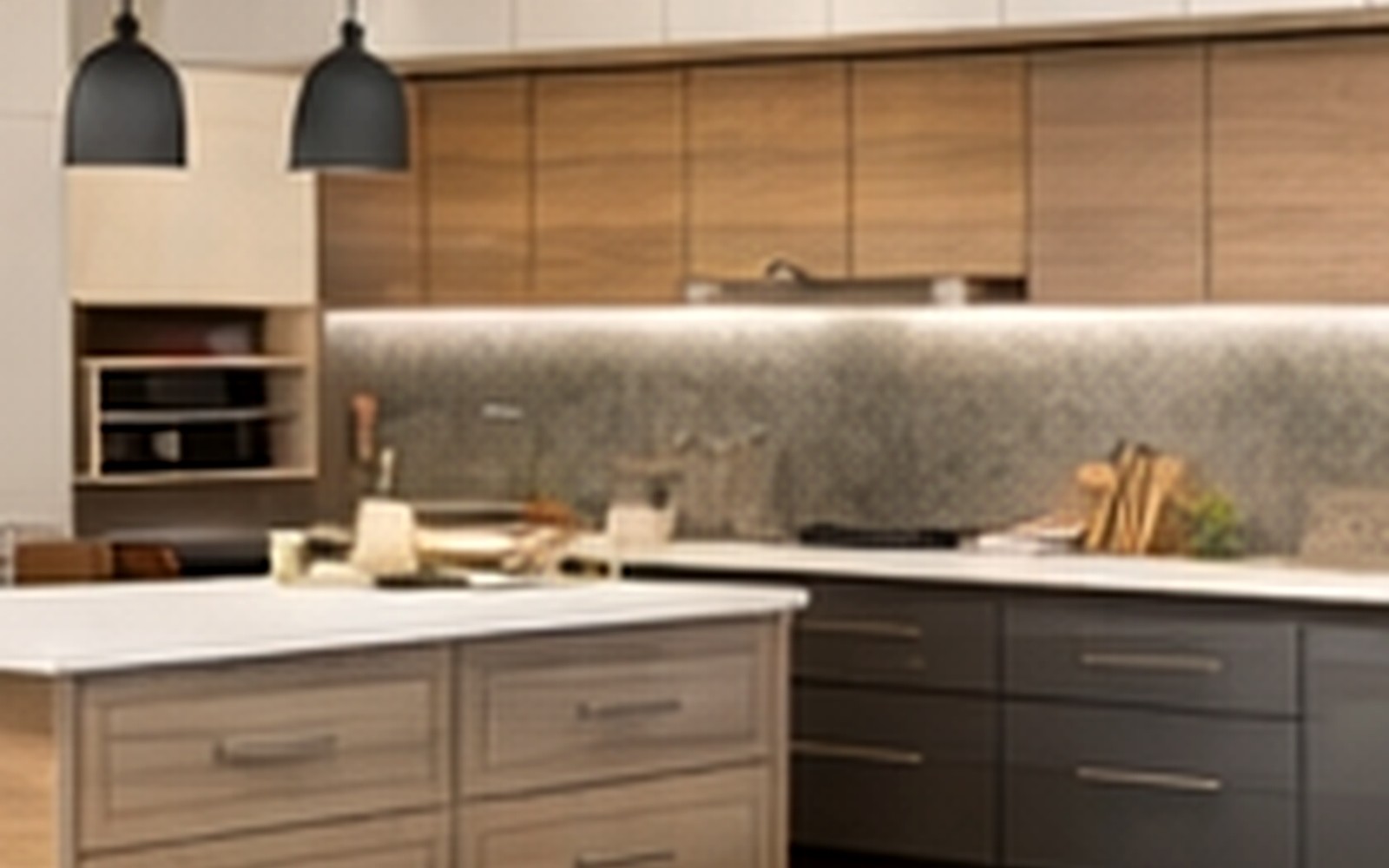 Кухня-гостиная с островом