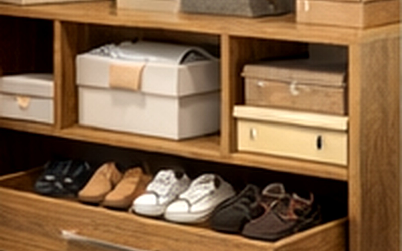 Организация обуви в шкафу