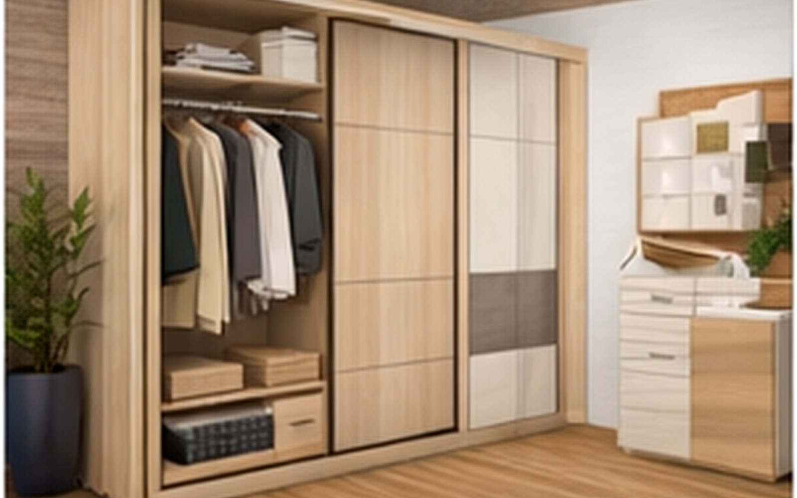 Системы хранения в шкафу: полки, штанги, ящики, аксессуары