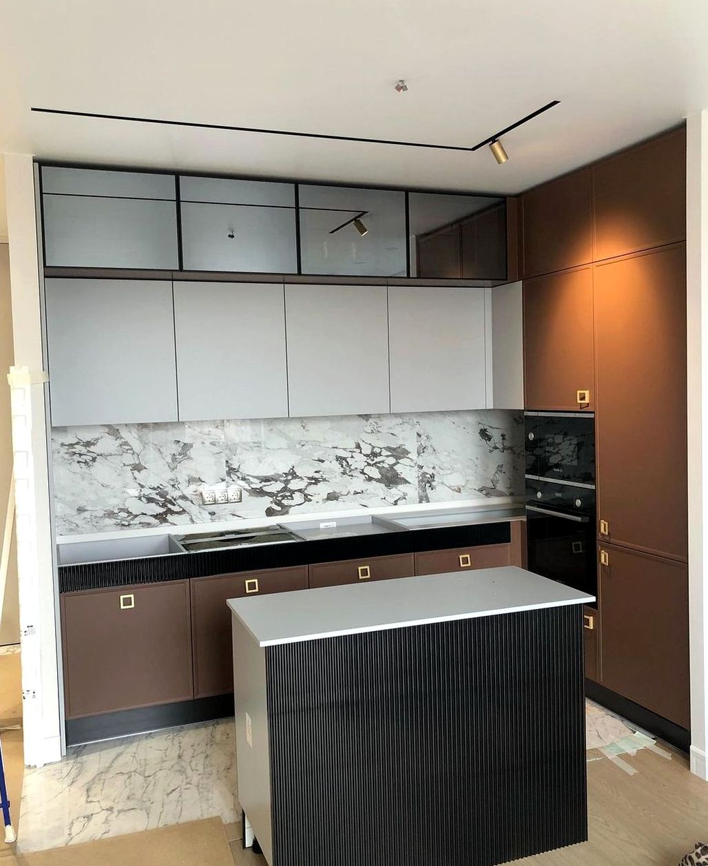 Кухня под заказ №0523 — современная матовая кухня