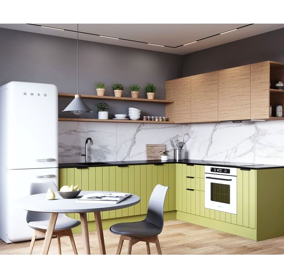 Кухня под заказ №0650 — угловая кухня в современном стиле