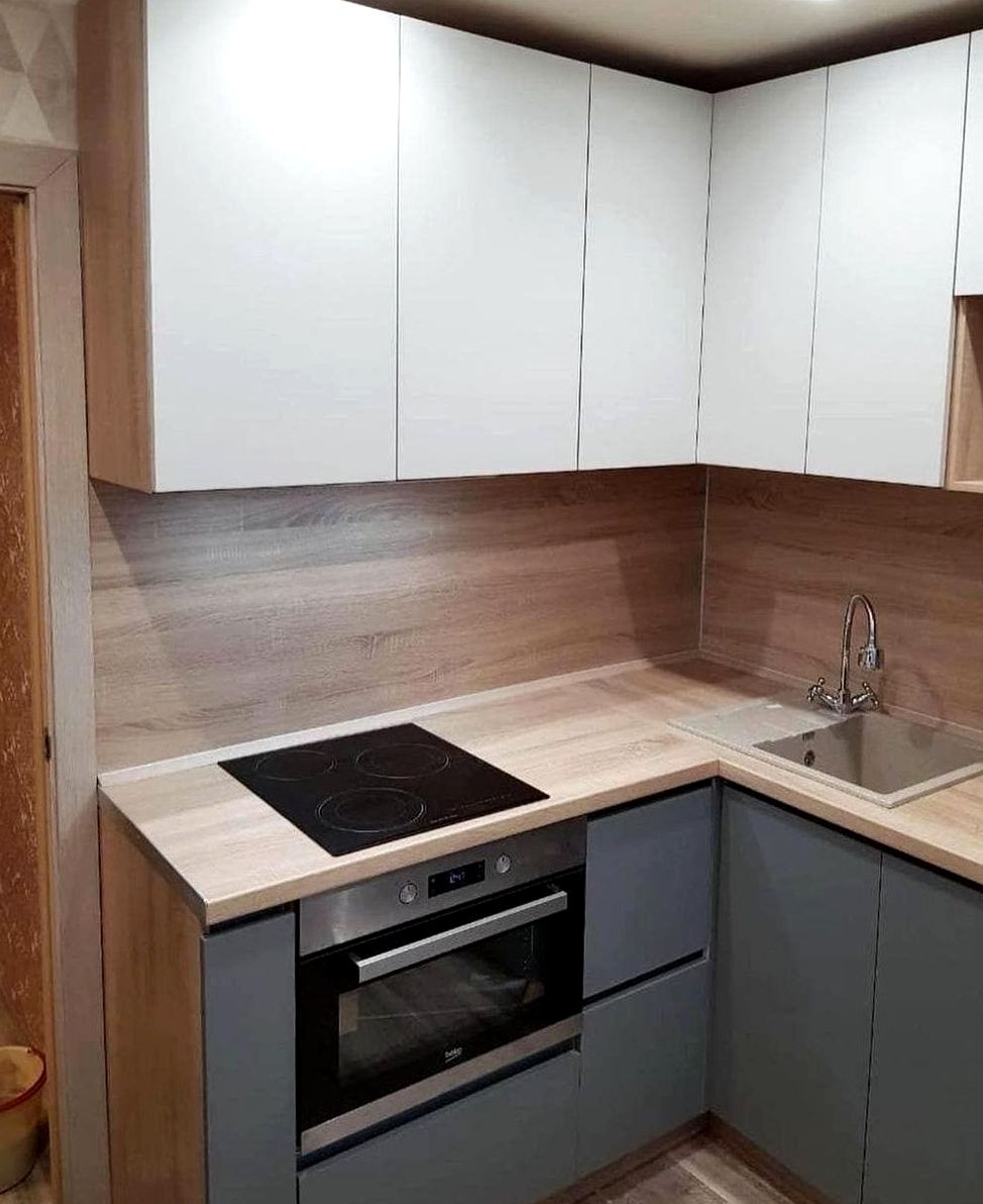 Кухня под заказ №0740 — угловая кухня в современном стиле